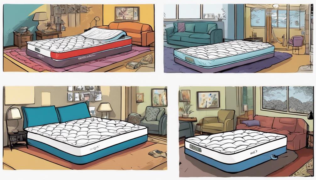 selecting a guest airbed