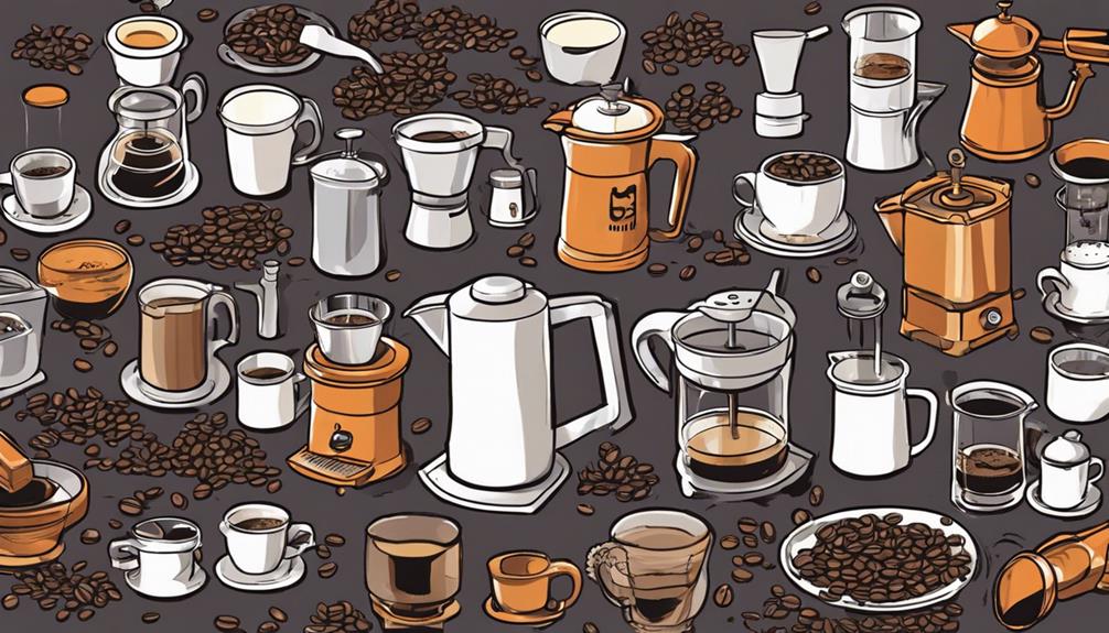 selecting coffee brewing devices