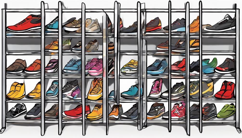 shoe rack organization solutions