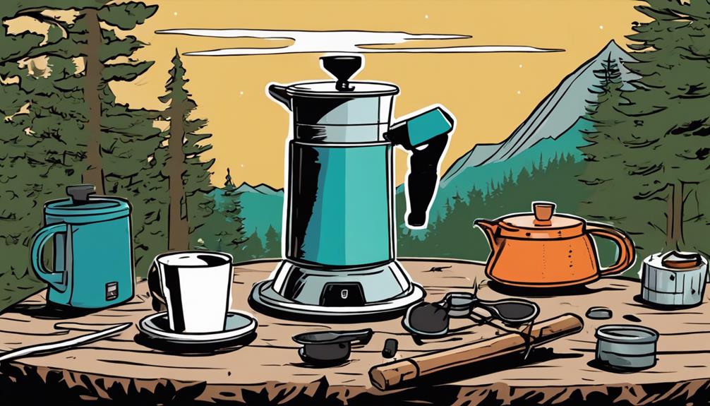 simple camp coffee method