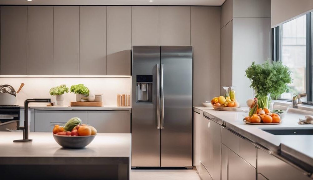 sleek efficient counter depth refrigerators