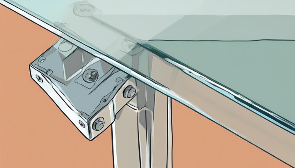 stabilizing glass table wobble