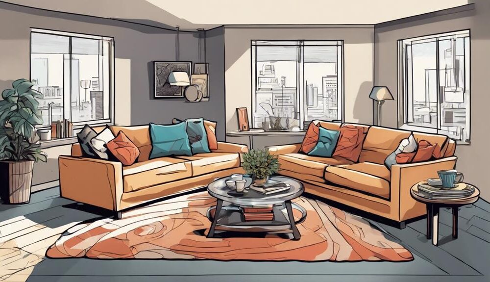 stylish and comfortable sectionals