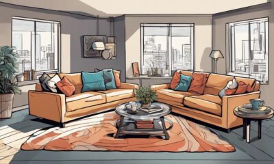 stylish and comfortable sectionals