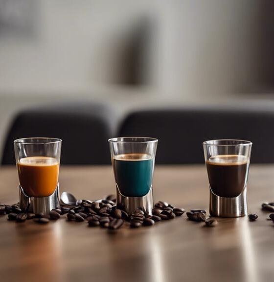 stylish espresso shot glasses