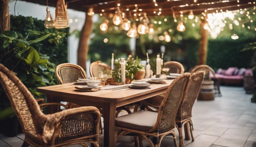 stylish outdoor dining sets