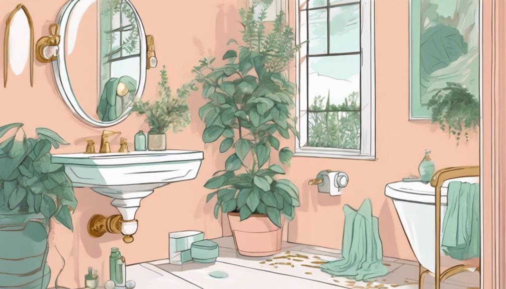 transform with small bathroom paint