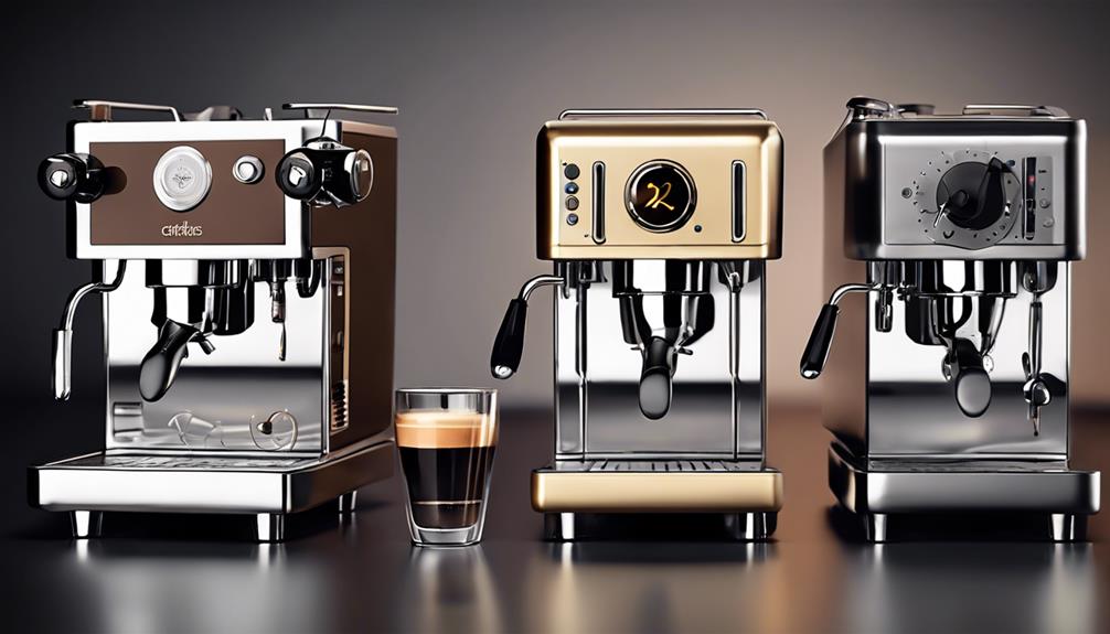 types of espresso machines