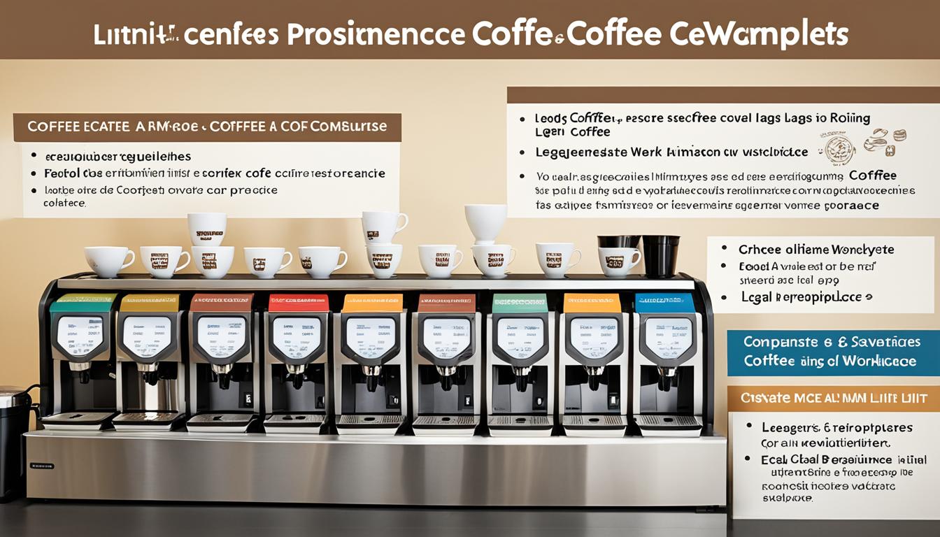 The legal requirements for providing coffee in the workplace