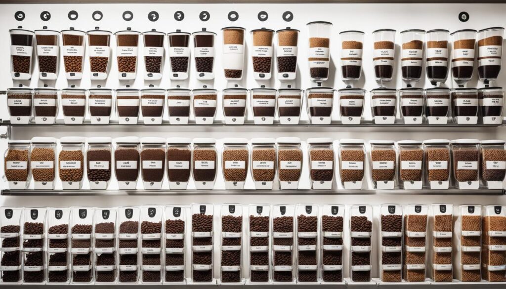 coffee storage summary