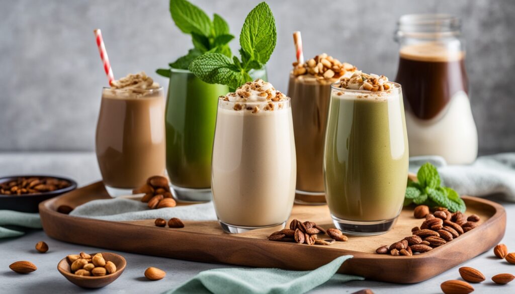 nut coffee shake variations