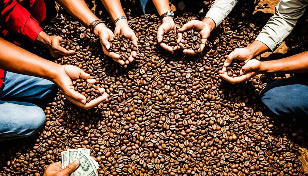 relationship dynamics in coffee trade models