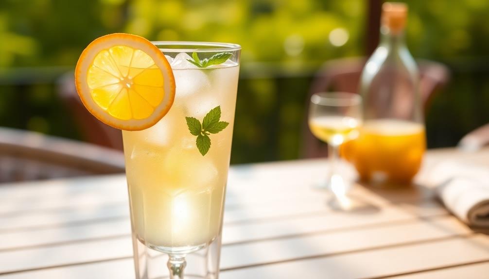 citrusy sparkling cocktail delight