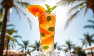 refreshing melon cocktail delight