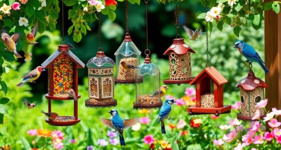 attract birds with feeders