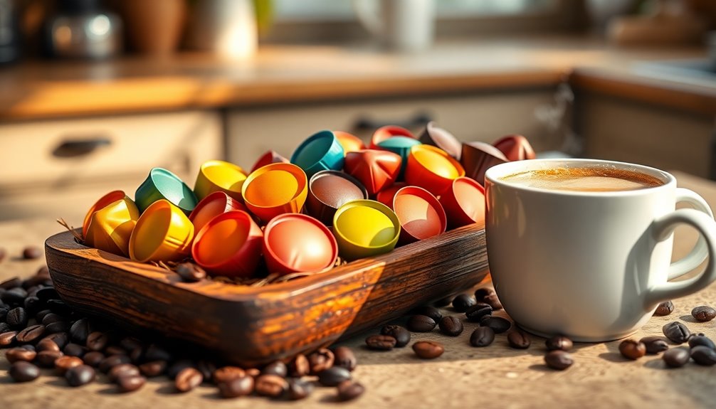 choosing sweet coffee pods