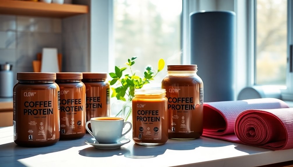 coffee infused protein powders energize