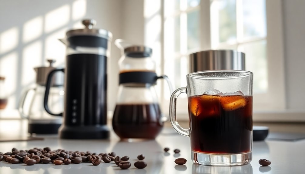 cold brew coffee selection