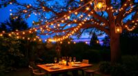 magical outdoor string lights