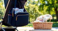 stylish and functional diaper bags