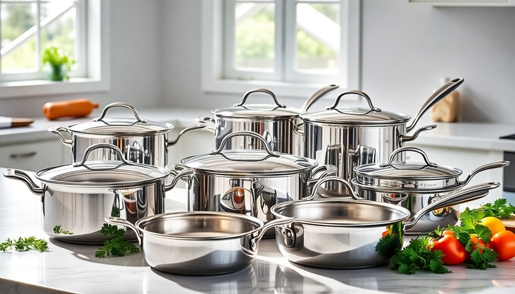 top stainless steel cookware