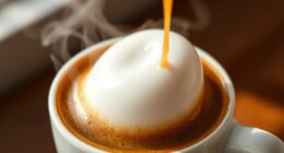 coffee with egg foam