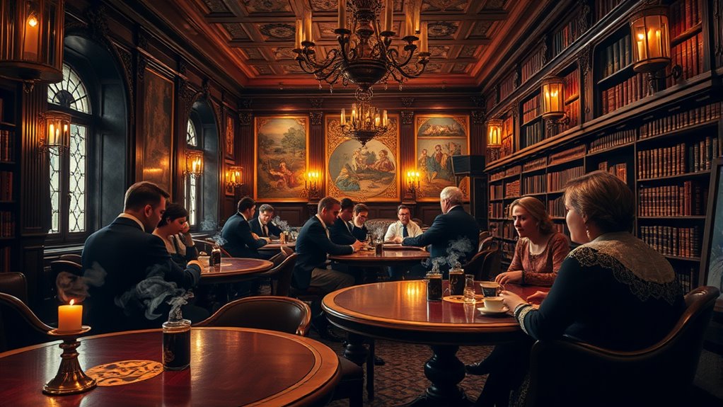 coffeehouses as social hubs