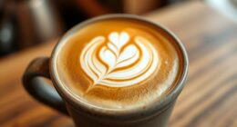 creamy foam and rich espresso