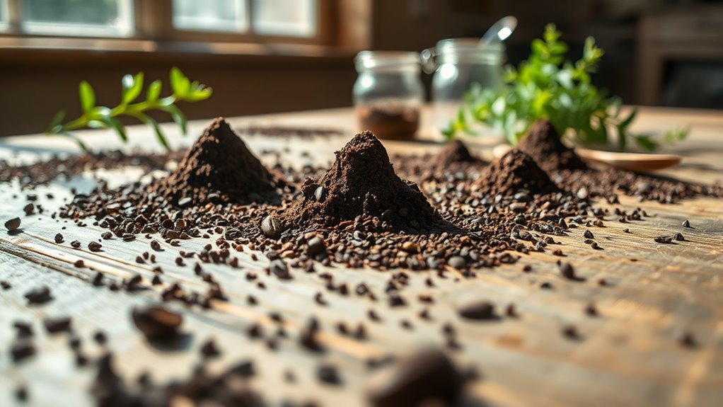 creative coffee grounds recycling