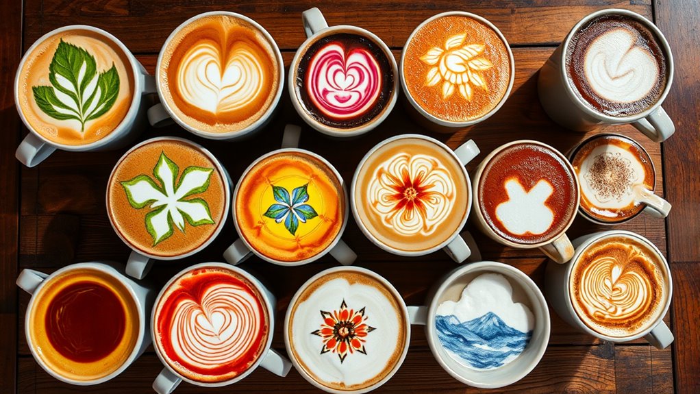 diverse regional cappuccino variations