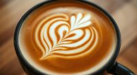 elegant coffee foam designs
