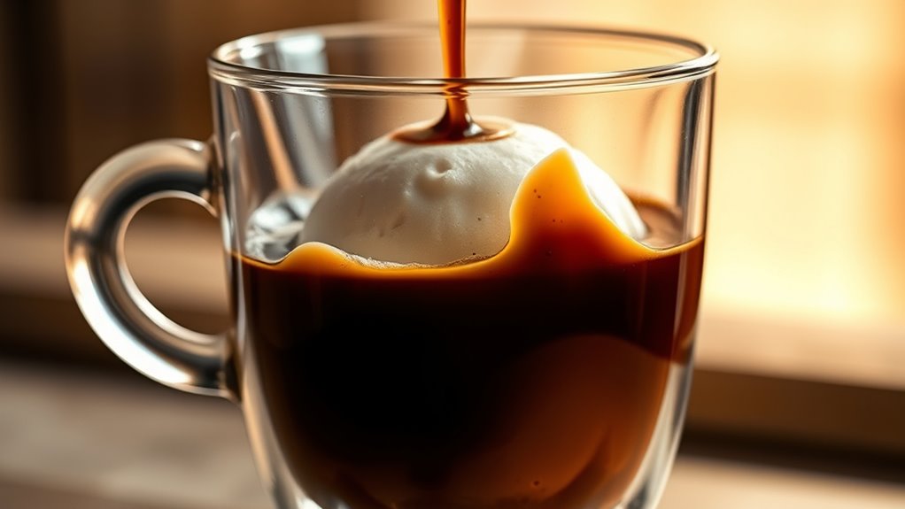 espresso melts ice cream