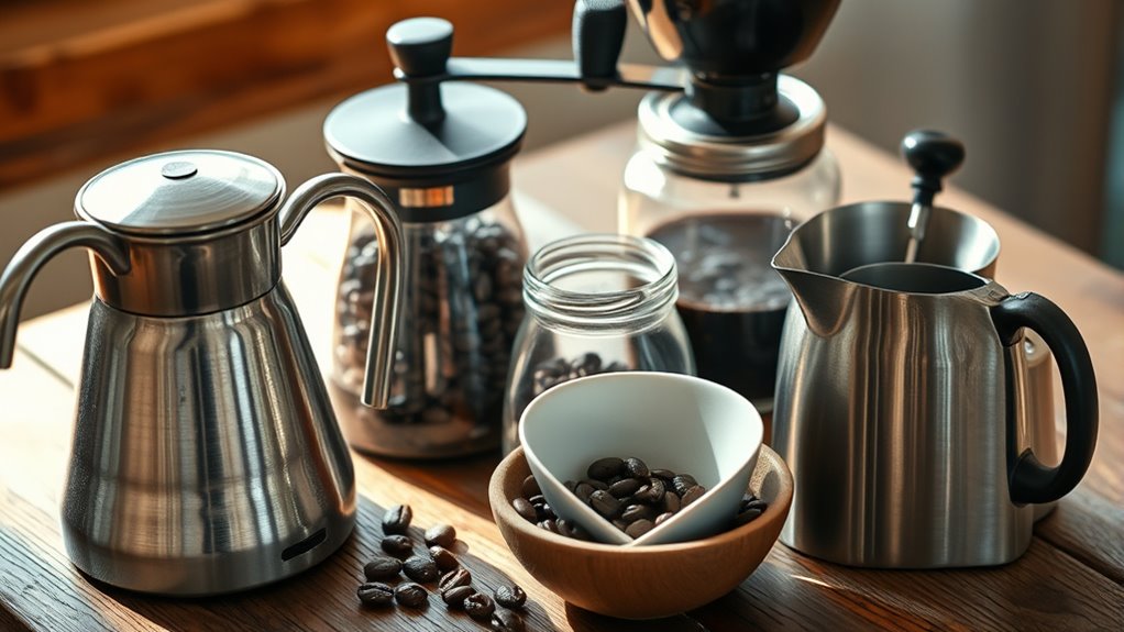 essential coffee brewing tools