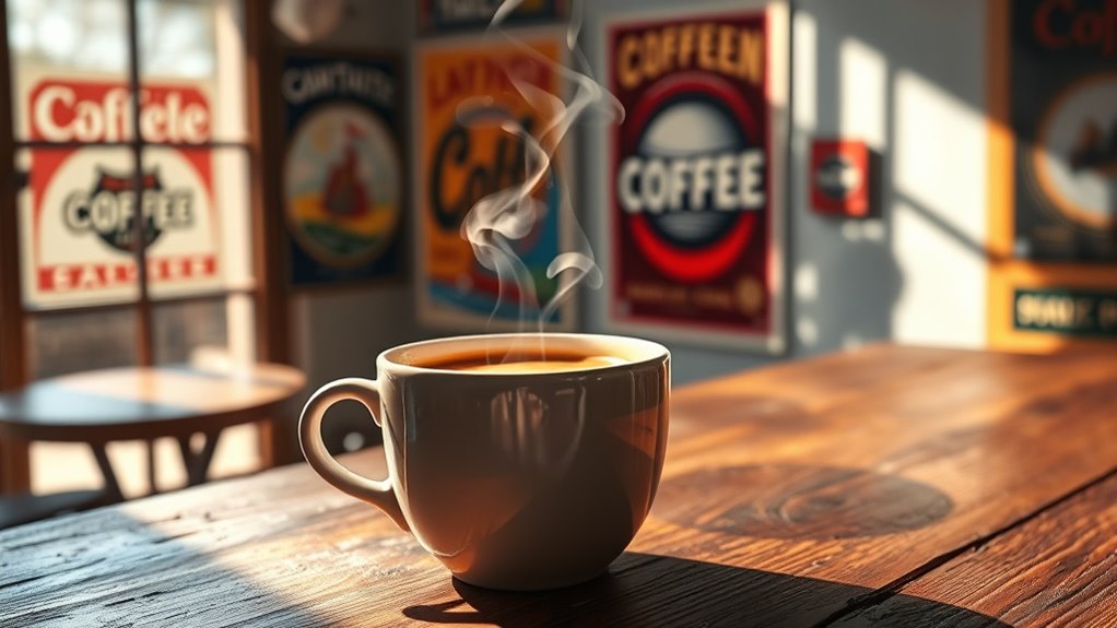 evolving creative coffee advertising