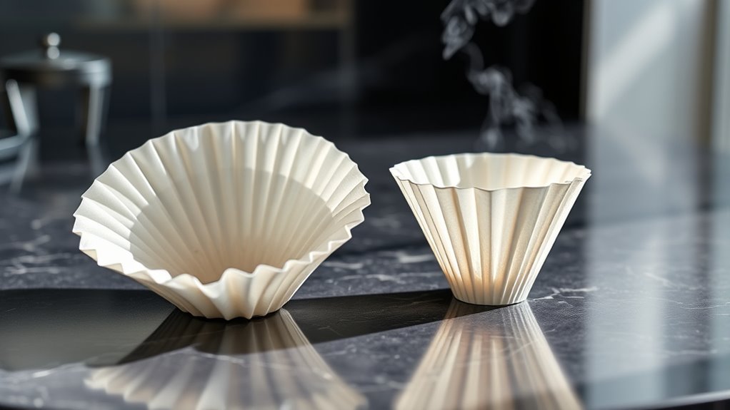filter shape influences flavor