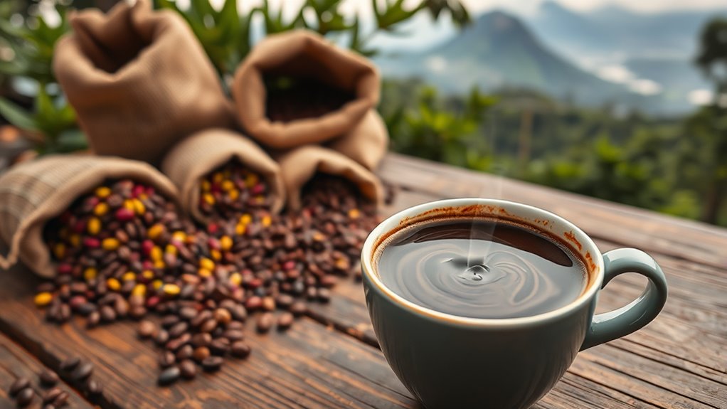 high altitude volcanic coffee