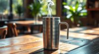 insulated travel mug heat