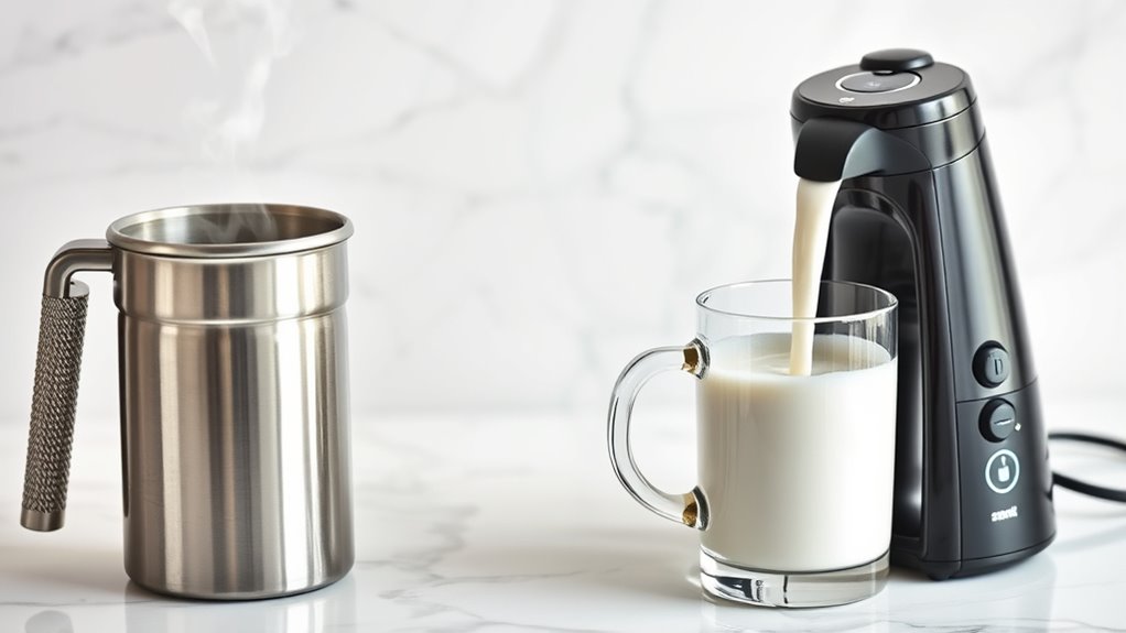manual or electric frothers