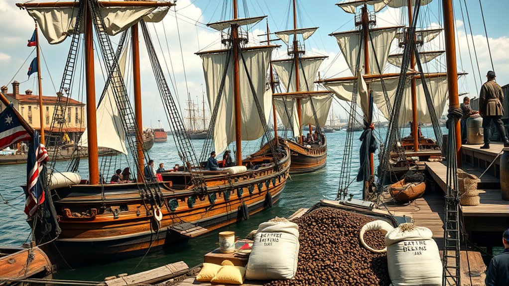 maritime trade and colonial plantations