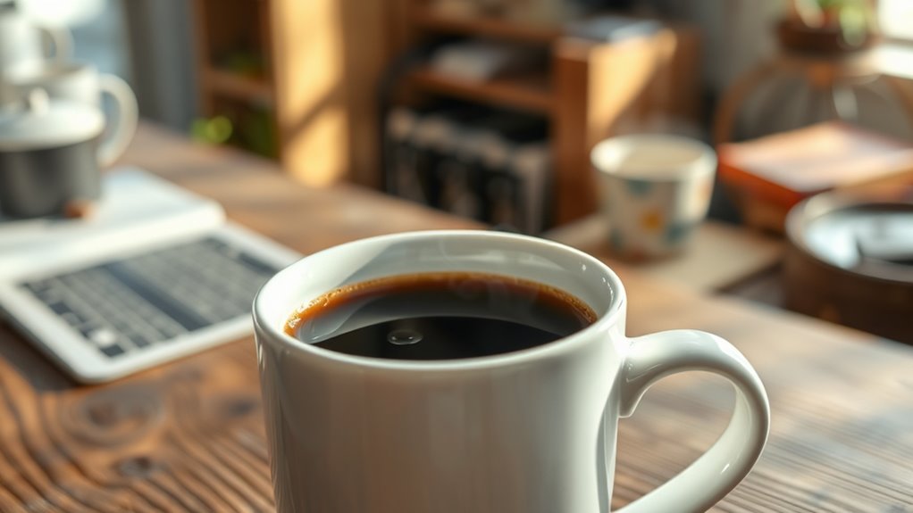 moderate coffee improves mental health