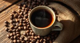 rich earthy full bodied coffee