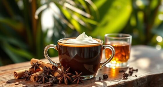 rum infused spiced coffee
