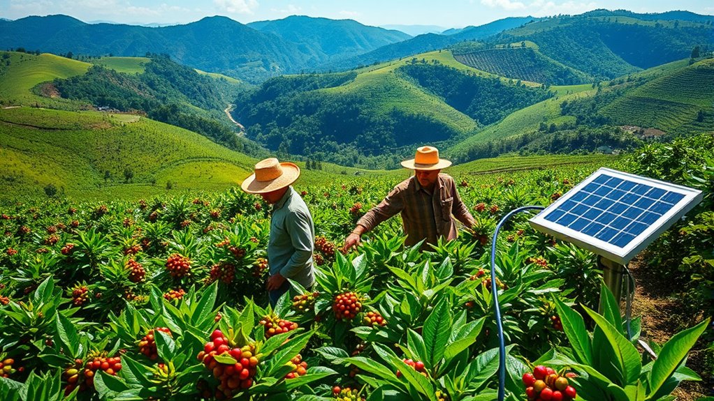 support sustainable coffee farming