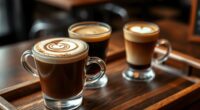 varieties of espresso beverages