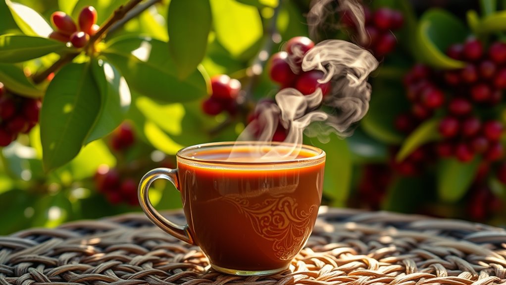 vibrant high altitude arabica
