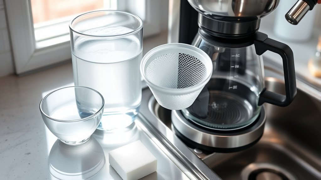 vinegar cleaning for coffee