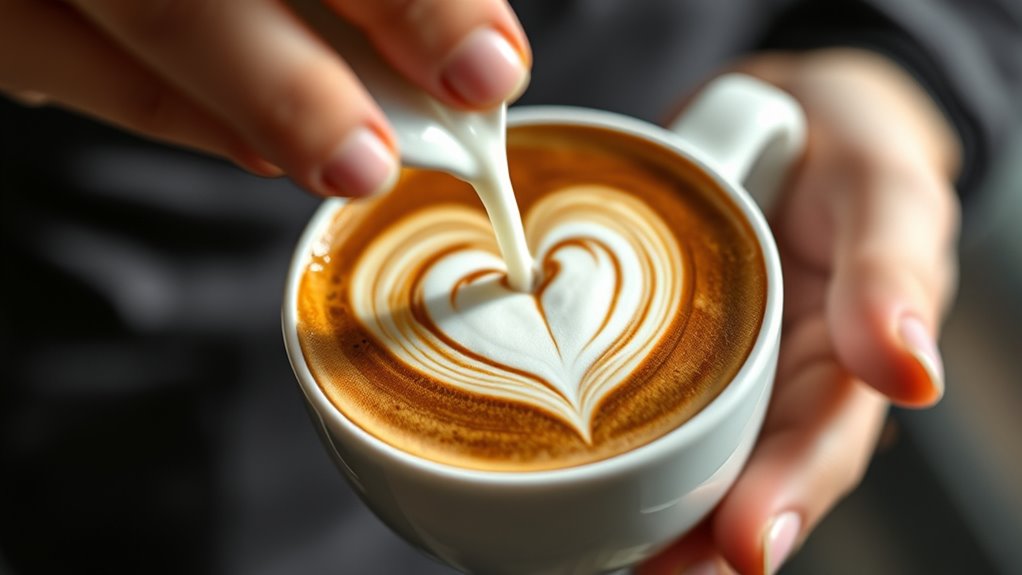 beginner latte art techniques