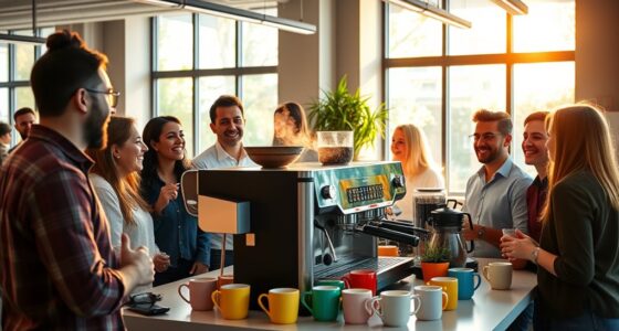 coffee break boosts morale