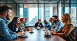 coffee break workplace change