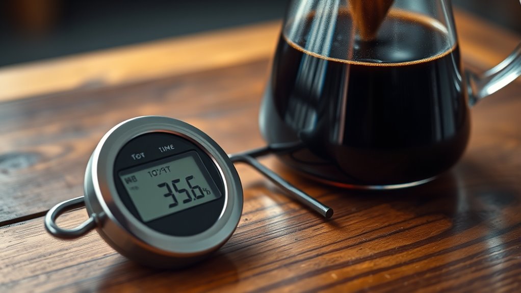 coffee brewing temperature control
